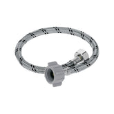 Manguera de hule revestida de acero inox